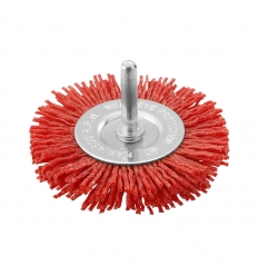 CEPILLO CIRCULAR RIZADO DE NYLON PARA TALADRO 75MM - WB40755